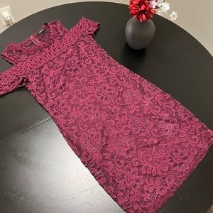 Maroon Bodycon Dress